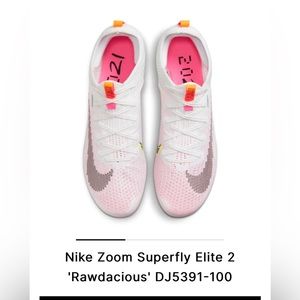 Size 7 womens- Nike Zoom Superfly Elite 2 Rawdacious.